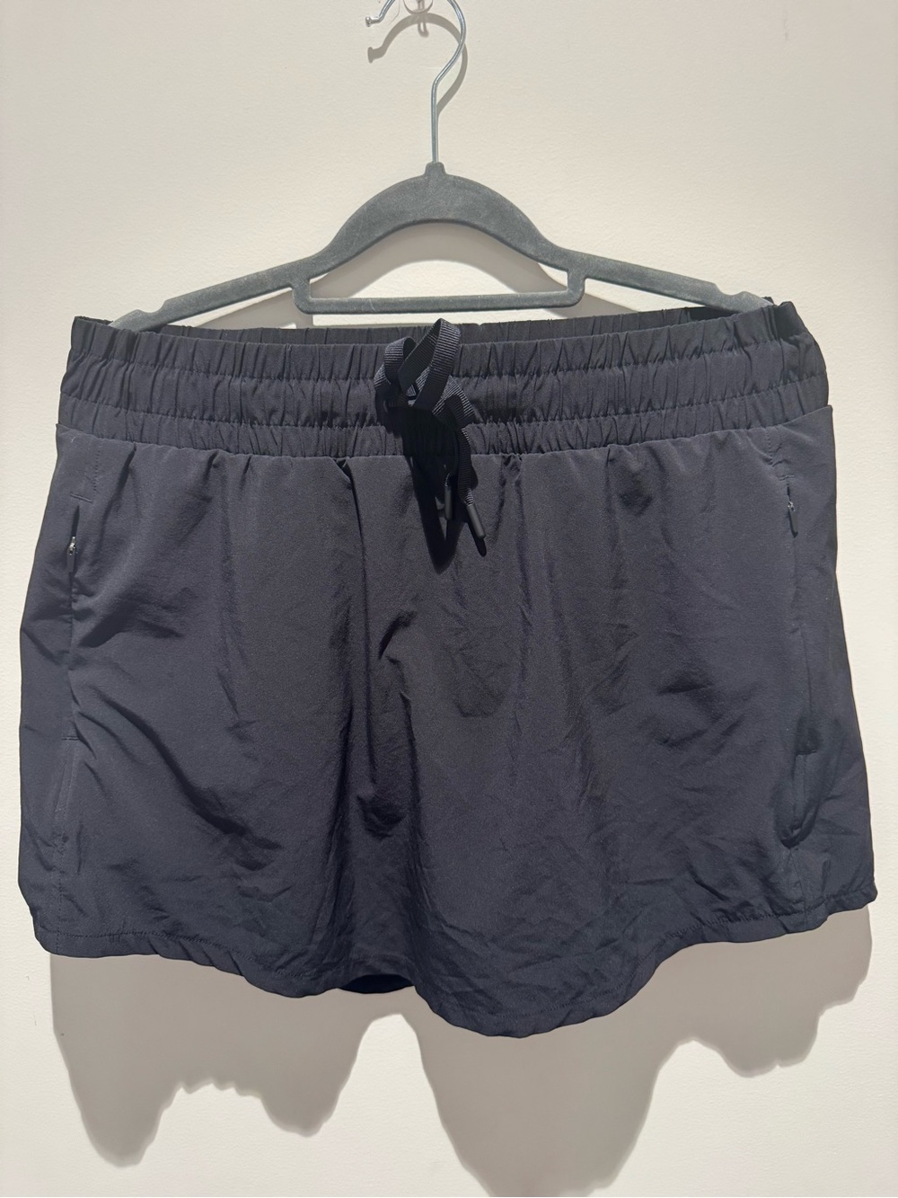all in motion Black Elastic-Waist Athletic Skort